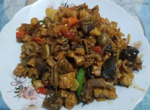 Foto resep Tumis tempe ati ampela usus ayam