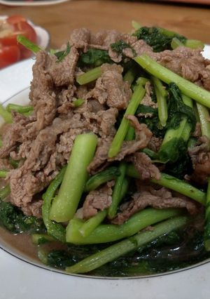 羽衣芥藍炒牛肉 的食譜成品照片