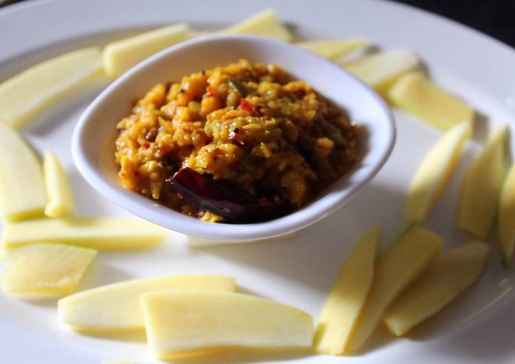 Step-by-Step Guide to Prepare Super Quick Homemade Instant  Raw Mango Chutney