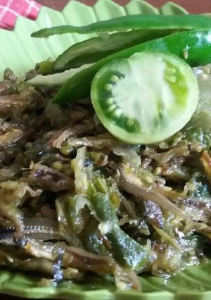 Foto resep Ikan teri sambal ijo