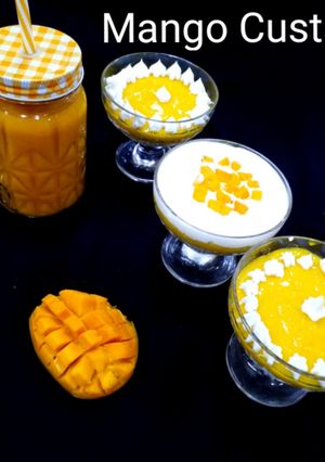 A picture of Mango Custard.