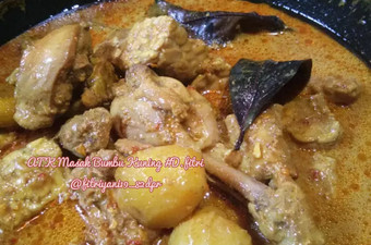 Resep 🐓 Ayam Tempe Kentang Masak bumbu kuning 🐓 #Dapur Fitri Irit Anti Gagal