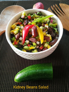 કિડની બીન્સ સલાડ (Kidney Beans Salad Recipe in Gujarati) રેસીપી મુખ્ય ફોટો