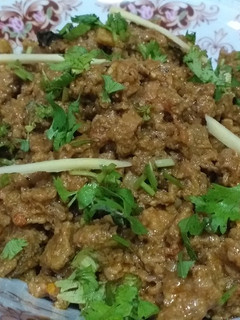 A picture of Beef Qeema.