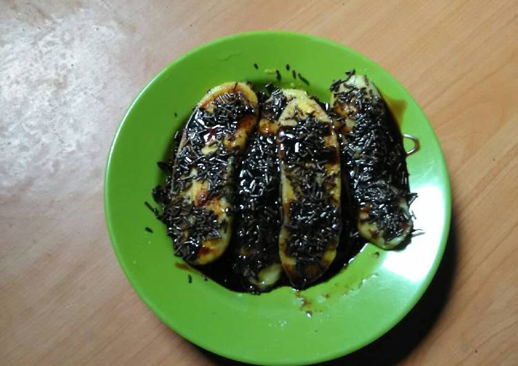 Pisang bakar APA adanya