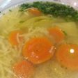 شوربه شعيرية بالجزر والكوسا