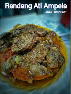 Foto resep Rendang Ati Ampela
