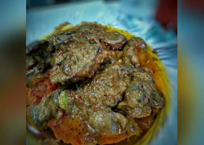 Cara gampang bikin Rendang Ati Ampela  spesial
