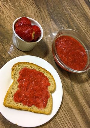 Una foto de Mermelada de Fresa Saludable