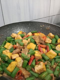 Foto resep Tumis Buncis Tahu Daging