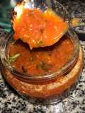 Mermelada de tomates Cherry con albahaca