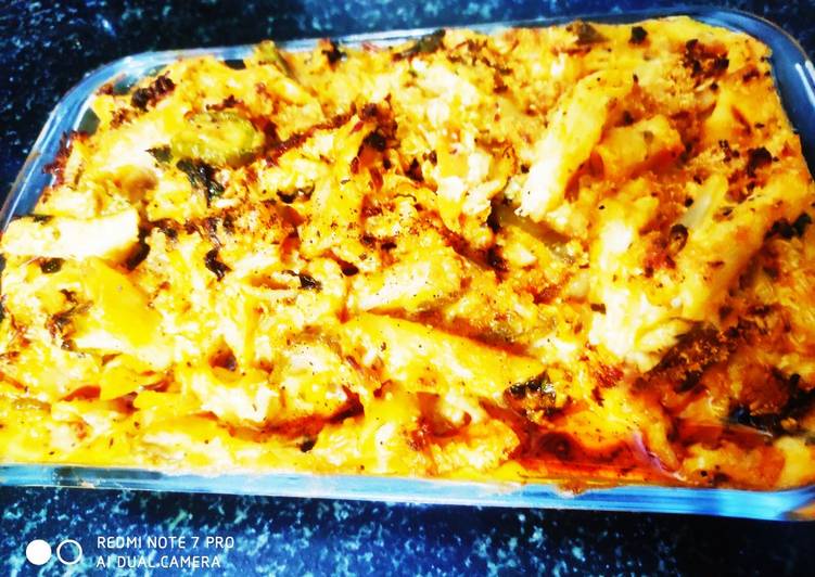 Easiest Way to Make Ultimate Baked white sauce pasta