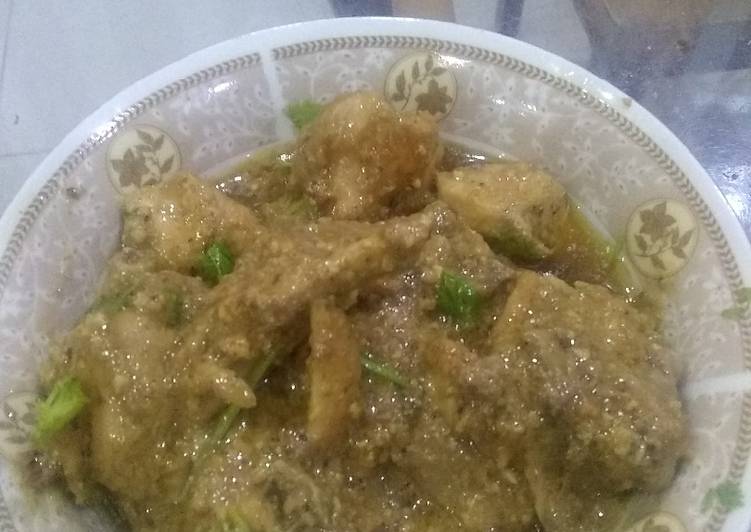 Easiest Way to Make Ultimate White chicken karhai