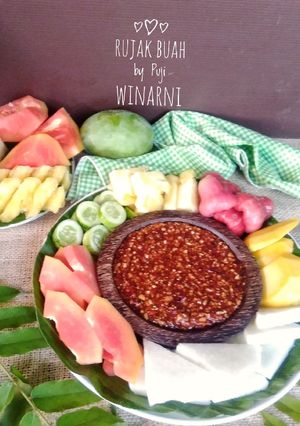 Foto resep Rujak buah