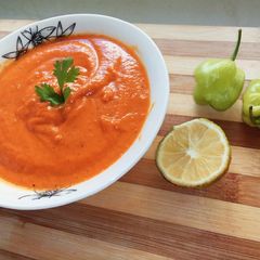 A picture of Home made Chilli sauce.#photographychallenge.