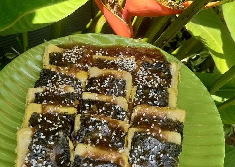 Resep Tahu nori saus teriyaki Anti Gagal