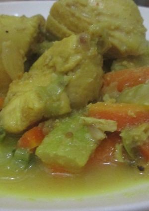 Foto resep Ayam Kuah Acar Kuning