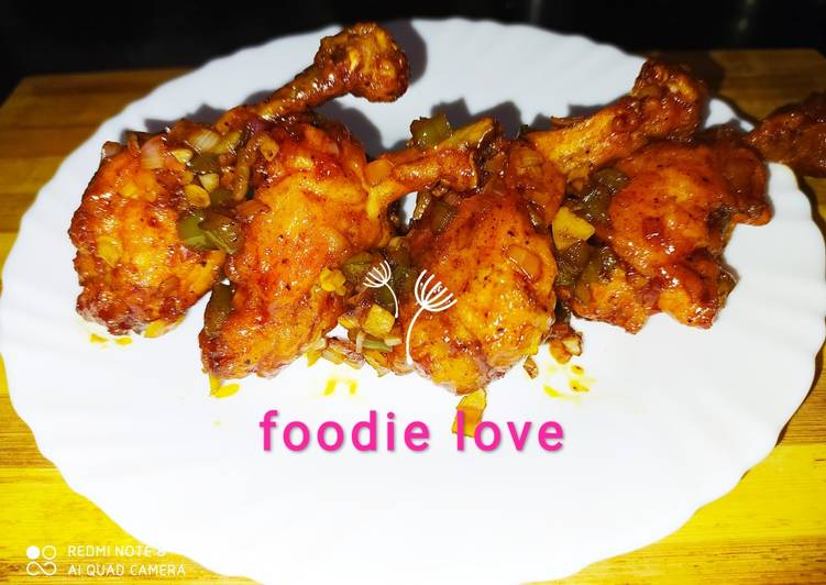 Simple Way to Make Award-winning Indo Chinese Saucy Lollipop chicken