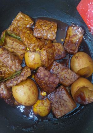 Foto resep Baceman Telur Tempe Tahu