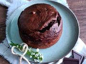 Une photo de cake au chocolat sans beurre