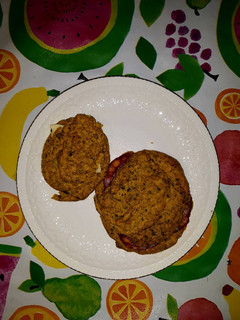 Una foto de Pan de nube con verduras