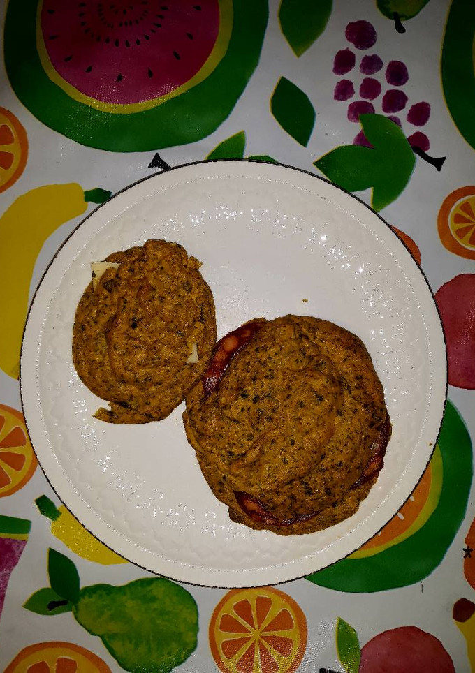 Una foto de Pan de nube con verduras