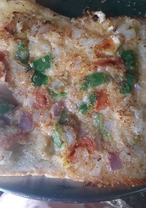 A picture of Bread pizza.