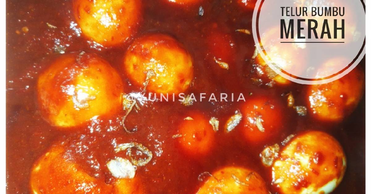 1 279 resep telur bumbu merah enak  dan sederhana Cookpad