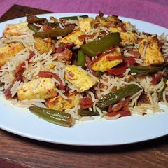A picture of (mix vegetables fry rice).