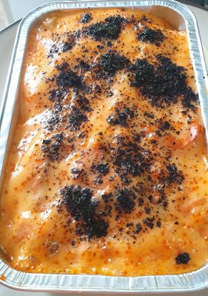 Foto resep Salmon Kani Mentai