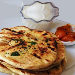 A picture of Butter Garlic Naan.