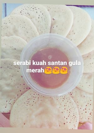 Foto resep Serabi Kuah Santan Gula Merah