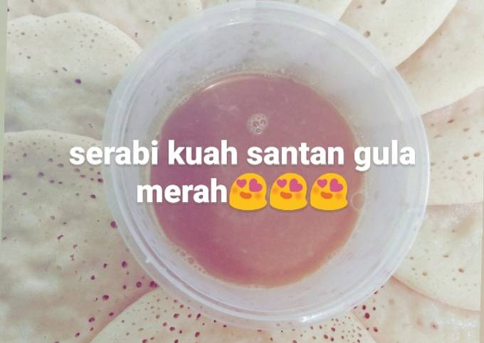 Serabi Kuah Santan Gula Merah