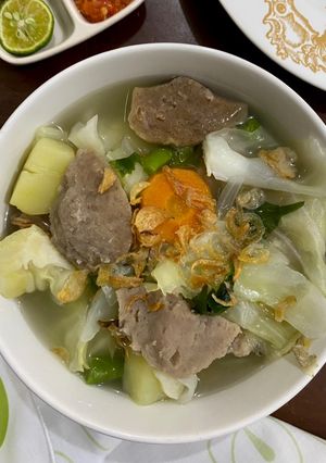 Foto resep Sup Bening Bakso