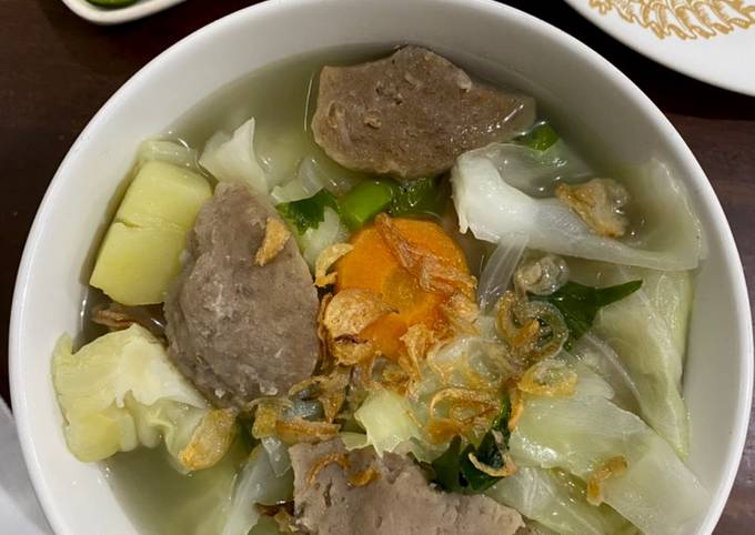 Resep Sup Bening Bakso Oleh Anie Aryanti Cookpad