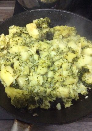 Una foto de Brocoli con patata