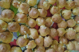 Resep Soes mini vla vanila Untuk Pemula