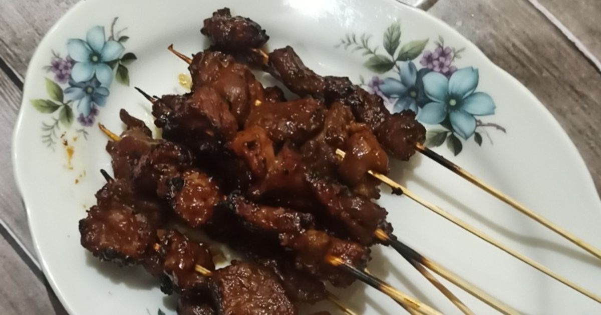 Sate kambing kecap