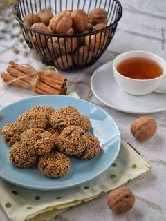 عکسی از دستور کوکی رژیمی با جو دو سر
