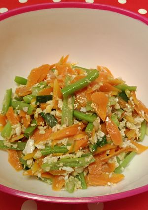 Foto resep Tumis Wortel Buncis Orak Arik Telur #5resepterbaruku