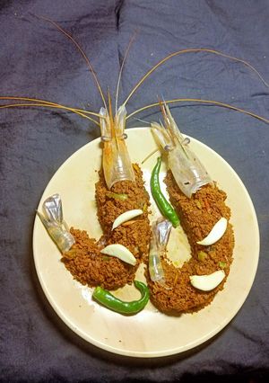 চিংড়ির খোসা বাটা(chingrir khosha bata recipe in Bengali) রেসিপির প্রধান ছবি