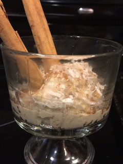 Una foto de Arroz con coco fit !!!!! Para el postre del día #tacoscookpad