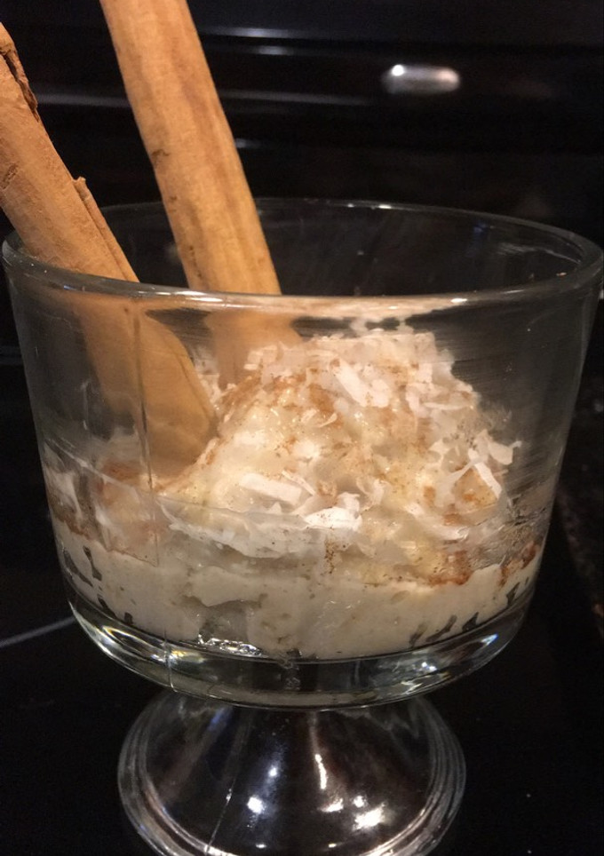 Una foto de Arroz con coco fit !!!!! Para el postre del día #tacoscookpad