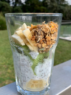 Una foto de 🥛 Chía pudding 🌸🥄