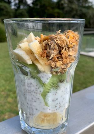 Una foto de 🥛 Chía pudding 🌸🥄