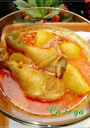 Hình của món Cà Ri Gà (kiểu Ấn).