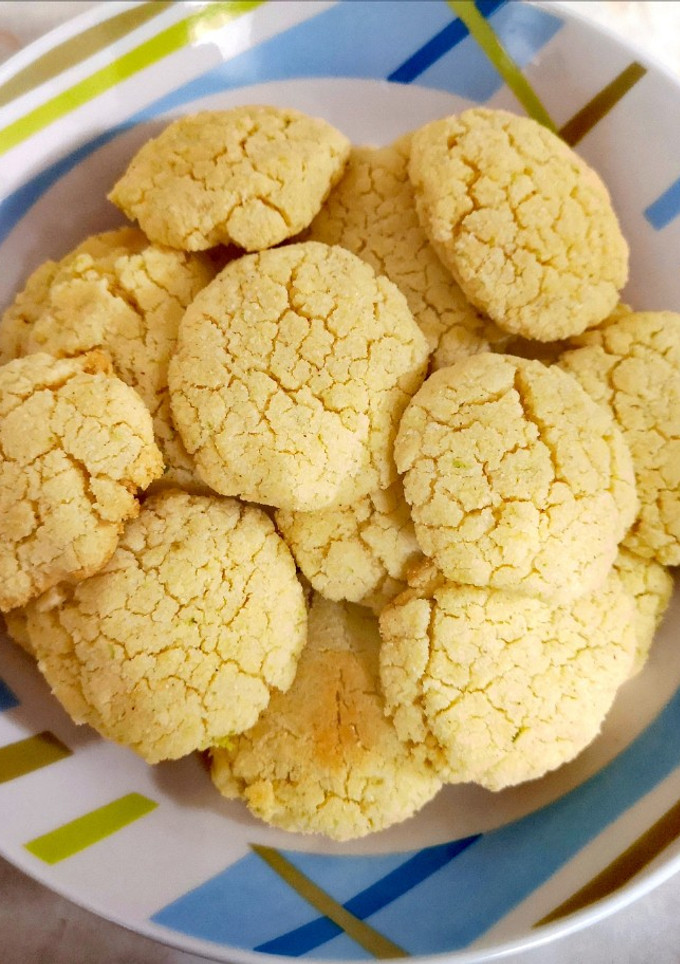 Una foto de Galletas de maíz con sabor a limón