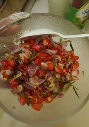 Foto resep Sambal matah olive oil