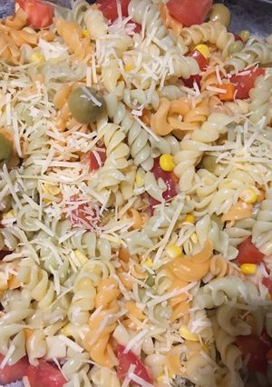 Una foto de Ensalada mediterránea de pastas