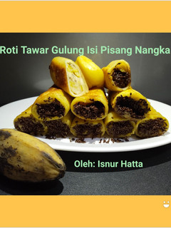Foto resep Roti Tawar Gulung Isi Pisang Nangka